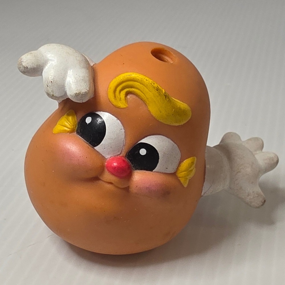 Hasbro Mr Potato Head Kids Figure Small Orange Fair 1987 PVC Toy